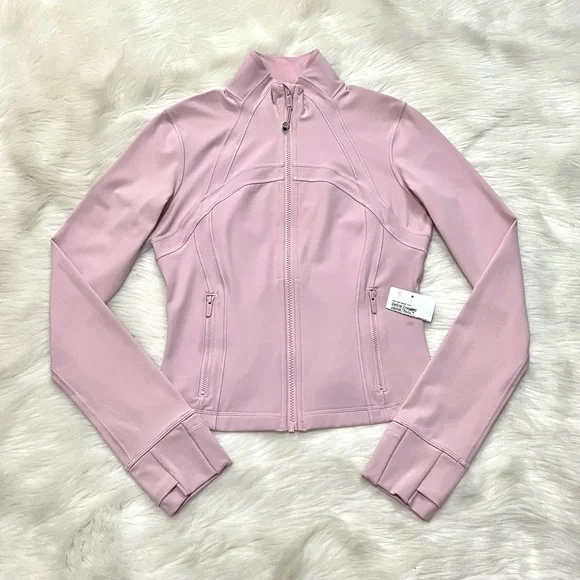 🆕Lululemon🍋Define Cropped Jacket Nulu Colour Pink Haze Sz 8